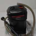 225GPH Canister Filter, External Aquarium Filter Ultra-Quiet Water Circulation Cleaning Machine with Media for Fish Tanks and Aquariums Up to 55 Gallons (225GPH)