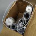 White Curtain Rod 36-91 Inch, 1 Inch Adjustable Heavy Duty Curtain Rods for Windows, Decorative Modern Window Treatment Rods, Telescopic Splicing Metal Drapery Pole, Easy Installation