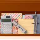 Mr. Pen- File Folder, Brown, Letter Size, Clear Plastic Folders for Documents