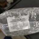 UNCN Wide Microwave Heating Pad 15 x 9 Inches with Washable Cover - Scented Free Wheat Cushion for Back, Neck, Shoulder and Belly - Star-like Design Heat Plaster (Normal Size, Grey)