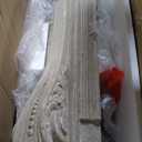 Decorative Wood Fireplace Mantel (Cream)