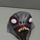 Wellinology Monster Eyes Light Up Mask Halloween Scary Led Mask, Latex Creepiest Full Head Realistic Horror Zombie Ghost Devil Cosplay Costume Mask Party Props