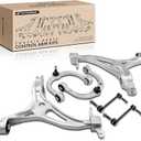 A premium Set of 6 Front Upper Lower control Arms, sway bar links, for Mercedes Benz Ml 2006-2011