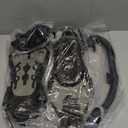 Snorkeling Gear for Adults, Mask Fin Snorkel Set, Dry Top Snorkel Mask, Panoramic View Anti-Leak Anti-Fog 3 in 1 Snorkeling Kit Travel Diving Package with Storage Bag (Large, Gray)