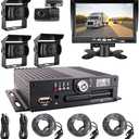 Vehicle BlackBOX DVR Four channel recording