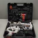 Electric Car Jack Kit 12V Trailer Floor Jack Stands Set 3 Ton Vehicle Scissor Car Lift for Tire Change and Road Emergency with Impact Wrench