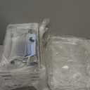 HIHEGD 2-Tier Bathroom Organizer with Dividers, Clear Under Sink and Pull-Out Cabinet Organizer for Kitchen and Pantry Storage