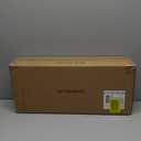 Chandelier, Brass Gold with White Fabric Shade, 5-Light Modern Farmhouse Hanging Pendant Lighting Fixture for Bedroom, Kitchen Island, Living & Dining Room (Brass Gold & White Shades)