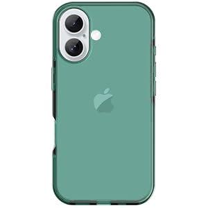ArtsEvo Designed for iPhone 16 Case, 6.6ft Drop Protection, Full Body Screen Camera Protective Phone Case, Green