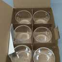 5 OZ Espresso Cups with Handle, Clear Espresso Shot Glass Set of 6, Small Double Espresso Accessories for Espresso Machine Coffee Bar