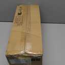 VASAGLE Slim Rolling Cart, 4-Tier Storage Cart, Narrow Cart with Handle, 5.1 Inches Deep, Metal Frame, for Kitchen, Dining Room, Living Room, Home Office, Ebony Black and Classic Black ULRC032B04