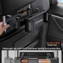 Tryone Car Headrest Tablet Holder Mount Stretchable Backseat Tablets Stand for Kids, Car Seat Mounts Compatible with iPad Pro 12.9 Air Mini, iPhone, Galaxy Tab, Switch, All 4.7-12.9" Screen Devices