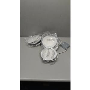 6 Inch Recessed Lights 6 Pack, 0.47" UltraThin, Dimmable LED Canless Wafer Downlight 1200LM, 5 CCT Selectable 2700K5000K, 14.6W/85W Eqv, IC Rated with Junction Box for Kitchen Patio Basement Office