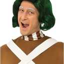 Rubies Willy Wonka and the Chocolate Factory: Oompa Loompa Wig for Adults, Men's No Size