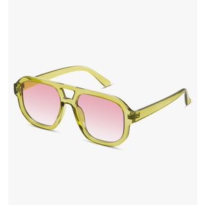 livho Trendy Polarized Square Aviator Sunglasses Women Men Square Eyewear Frame, Retro Sun Glasses for Women Men 2025 Shades