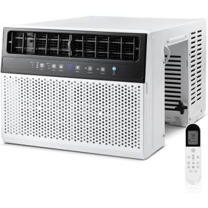 Antarctic Star 10,000 BTU Window Air Conditioners, U-Shaped Air Condtioner Window Unit Cools up to 450 Sq. Ft, 6 Modes 24H Timer Energy-saving Window AC Units, Easy to Install, White (New 10000 BTU Electronic Controls)