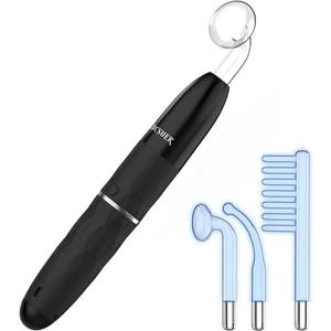 OxyGlow 2 Cordless High Frequency Facial Machine, ProFacialWand Clinical Skin Therapy Wand - Xenon Gas