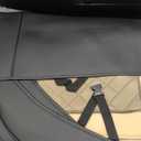 Tacoma Seat Covers Full Set 2016-2023, Leather Pickup Truck Seat Covers with Lumbar Support Custom Fit for Toyota Tacoma Double/Crew Cab SR SR5 TRD Sport TRD Off-Road TRD Pro(Black)