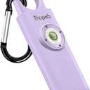 ThopebThe Original Personal Safety Alarm for Women Self Defense Elders & Kids Self Defense Keychain Siren 135dB Loud Siren Bird Sound Cute Key Chains Protection (Purple)