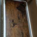 TUTOTAK Small End Table with Charging Station, Narrow Side Table with USB Ports and Outlets, Skinny Sofa Table, Slim Nightstand, Living Room, Bed Room, Brown TB01BB060 (2-Tier7.9"D x 15.8"W x 22.5"H)