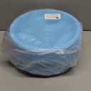 WELLIFE Light Blue Party Plates 10 Inch -150 Count, Disposable Plastic Baby Blue Dinner Plates for Party Dessert Cake Appetizer Baby Shower