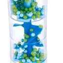Hape Beaded Raindrops | Mini Wooden Musical Shake & Rattle Rainmaker Toy, Blue, Model Number: E0328B