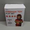 Liberry Fireman Costume for Kids 3 4 5 Years Old, Firefighter Tools with Fire Extinguisher, Pretend Play Toy Gift for Toddler Boys & Girls