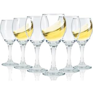Small Wine Glasses Cordial Glasses With Stem | Limoncello Glasses Set of 6 | Port Wine Glasses 4.5 oz | 150 Ml