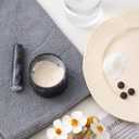 Pill Crusher, Mini Marble and Pestle Set, Pill Crusher Grinder Fine Powder, Arthritic Hands Pill Grinder, Black