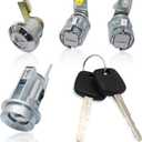 Ignition Switch Lock Cylinder Doors Lock Set with 2 KeysFit for Toyota HiluxLN80 LN81 LN86 LN91 LN100 LN106 LN107 LN109 RN80 RN85 RN90 RN105 RN106 1988-1997 Pickup Truck #D2191608 69005-35130