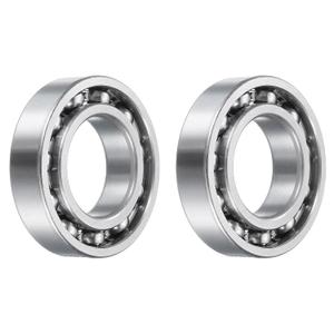 uxcell 2pcs 6006 Deep Groove Ball Bearing, 30 x 55 x 13mm C3 Open Type Chrome Steel Bearings ABEC3(P6)