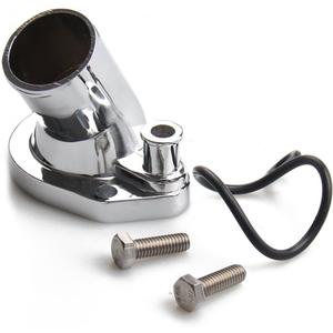 CarBole 45 degree Chrome Thermostat Housing Water Neck Compatible with Ford 260-302/351W