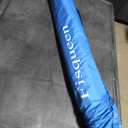 Fisqueen 8FT Large Beach Umbrella with Level 7 Wind Resistance Sand Anchor Sand Bag, Portable Outdoor Umbrella with UPF50+ UV Protection, Tilt Sun Shelter for Beach, Patio, Yard