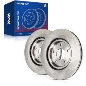KAX 12.99in Front Disc Brake Rotors Pair Replacement for Dodge, Chrysler, Volkswagen, Ram- Grand Caravan/Journey/Pacifica/Town & Country/Voyager/C/V/Routan