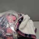 Electric Heated Blanket 50"x60",Fast Heated Throw with 8 Hours Auto Off/8 Heats Levels,Soft Pink Plaid Sherpa Electric Blanket with ETL Certification & Over-Heat Protection