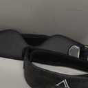 Silicone Patellar Tendon Support Strap 2-Pack, Knee Brace for Women Men, Adjustable Non-Slip Patella Band Support (Black)