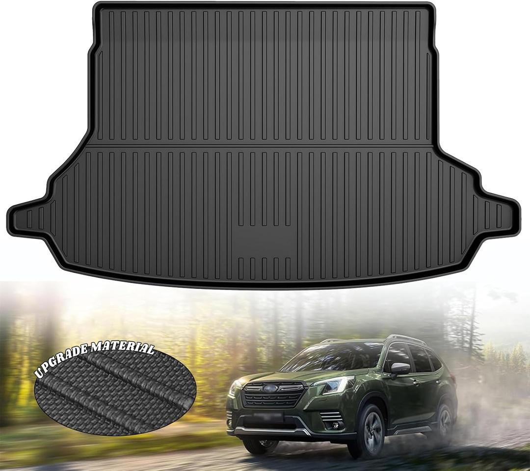 Forester Cargo Liner | AOMSAZTO Custom Fit Trunk Mat for 2019-2025 Subaru Forester Accessories - Trunk Liner Floor Mat for Forester 2019 2020 2021 2022 2023 2024 2025 - NO Subwoofer in Cargo Area