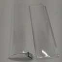 Frost King HD11 Baseboard Air Deflector, Heavy Duty, Clear Plastic with Magnetic hold, Fits baseboards up 25' wide, Adjustable 15" to 25"