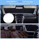 8pcs Car Window Shades for Toyota 4Runner 2010-2024 Accessories,Windshield Sun Shade Side Rear Full Sunshade,Sun Visor UV Blocking, Privacy Protection and Blackout for Camping Outdoor