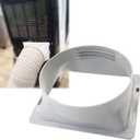 Portable Air Conditioner Exhaust Hose Coupler Window Adapter A/C Connector, 5.9 inch A/C Coupler Connector, Suit for Air Conditioning Exhaust Port (Square)