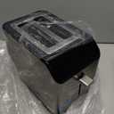 Chefman Smart Touch 2 Slice Digital Toaster, 6 Shade Settings, Touchscreen Controls, Extra-Wide Slots for Thick Breads & Bagels, +10 Seconds, Defrost, Removable Crumb Tray  Stainless Steel