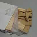 Toddler Bookshelf Double-Sided with 4 Tier Deep Sleeves Kids Wooden Montessori Book Rack for Baby Nursery Room, Playroom, Classroom or Bedroom Bookcase Storage Organizer, Brown Bear