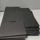 6x4x2 Inches Shipping Boxes Pack of 25, Packaging Corrugated Cardboard Mailer Boxes for Small Business, Black