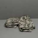 Green Floral Linen Curtains 84 Inch Length for Living Room Bedroom 2 Panels Semi Sheer Curtains Back Tab Olive Patterned Flower on Beige Farmhouse Boho French Country Window Drapes 84 Inches Long