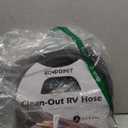 Camper & RV Black Water Hose - No-Kink Design Camper Sewer Hose - RV Accessories With Storage Bag - Perfect For Black Water, Gray Water, And RV Tank Cleaning, 25FT 5/8" Diameter