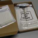 Newwiee 55 Pcs White Bibs for Baby Decorating Design a Bib Decorate Plain newborns Bibs Wooden Sign for Baby Shower Games Kit Woodland Animal