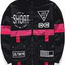 AITFINEISM Men's Lightweight Windbreaker Jacket Casual Zip Up Jackets With Hooded XXL