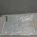 Tempered Glass Cutting Board for Kitchen - High-Strength Glass with Non-Slip silicone Frame.Scratch/Heat/shatter Resistant, BPA-Free, ldeal Alternative to Plastic & Wood Cutting Boards (Beige)