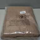 BGment 100% Room Darkening Thermal Insulated Blackout Curtains 54 Inches Long with Liner, Rod Pocket and Back Tab Double Layer Noise Reduce Curtains for Bedroom (52 x 54 Inch, 2 Panels, Taupe)