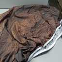 DUNHUANG Square Waterproof Tablecloth (Polyester, Suitable for 42"x42" Table, Wooden Texture -60) - Fitted, Elastic, Modern Design for Indoor Outdoor Party Dinner Patio Decor